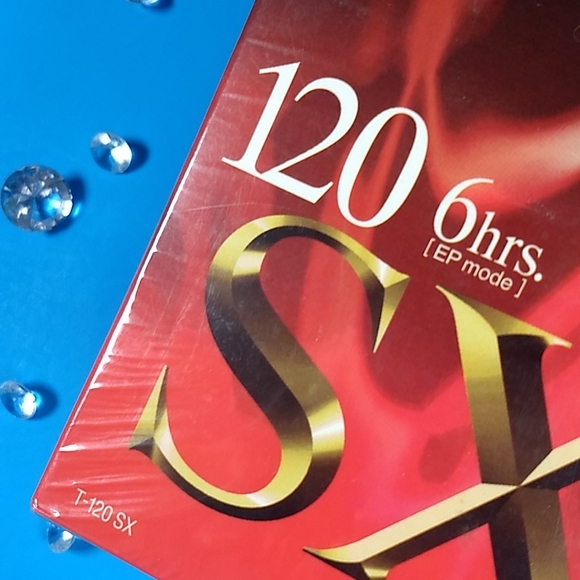 Factory Sealed JVC 120SX VHS Cassette - Picture 6 of 7